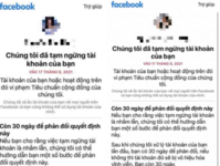 Khó khôi phục lại tài khoản Facebook bị khoá liên quan đến hình ảnh “nhạy cảm” về trẻ em