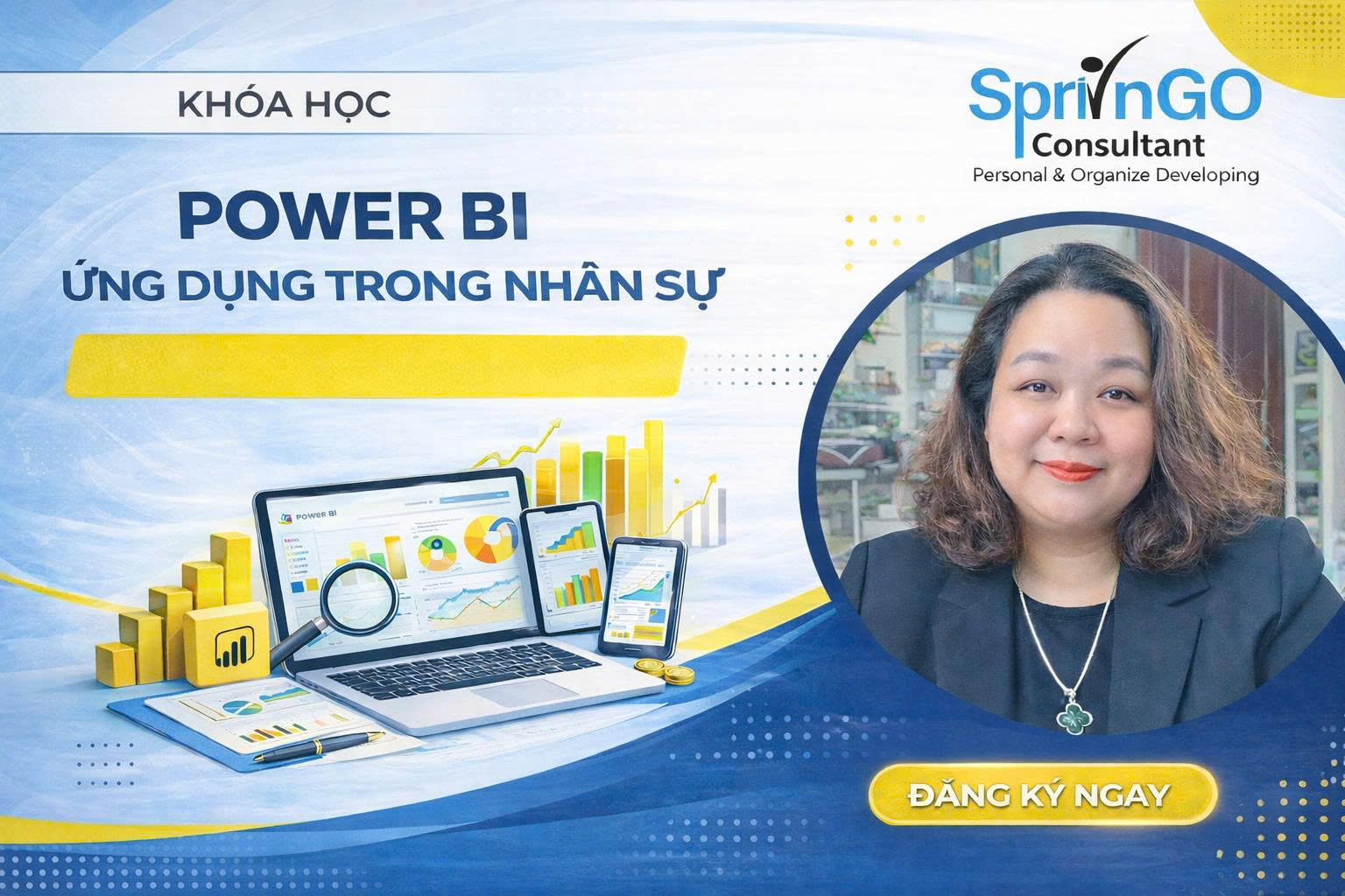 Khóa học Power PI - Ứng dung trong Nhân sự