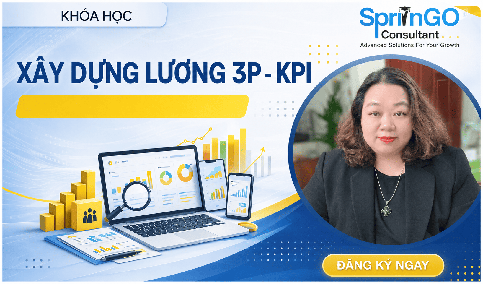 Khóa học Quản trị Lương 3P và KPI Toàn diện