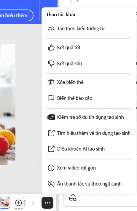 Tùy chọn ảnh trên Adobe Photoshop