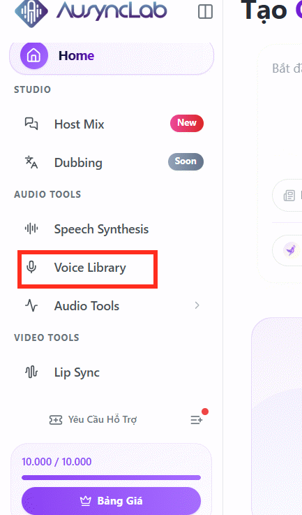 Voice Library AusyncLab