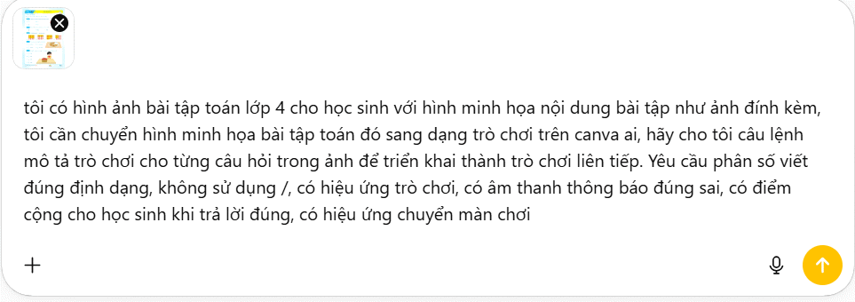 Câu lệnh tạo mô tả trò chơi theo ảnh trên ChatGPT
