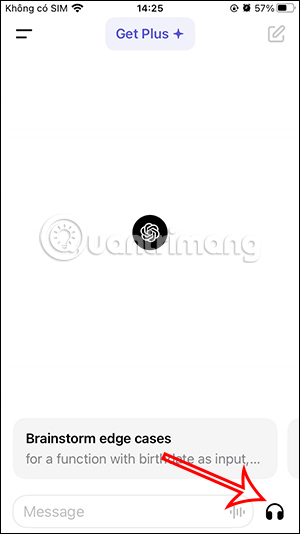 Chat với ChatGPT bằng giọng nói 
