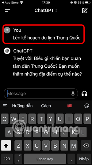 Chọn câu hỏi cần đổi 