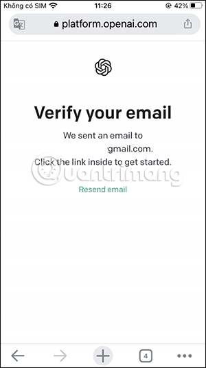 Xác minh email 