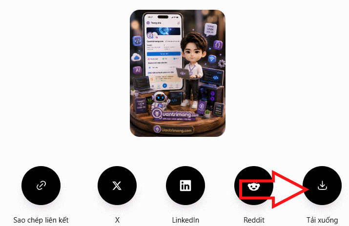 Tải ảnh 3D chibi fanpage ngành nghề trên ChatGPT