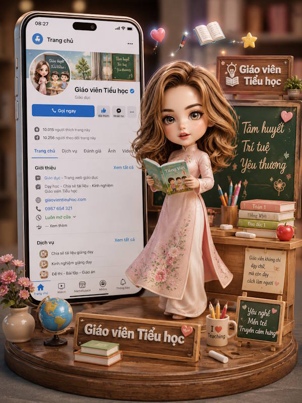 Ảnh chibi giáo viên