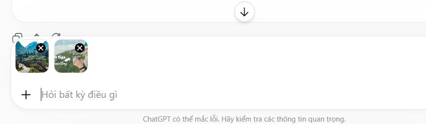 Tải ảnh lên ChatGPT