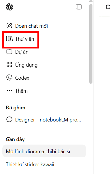 Thư viện trên ChatGPT