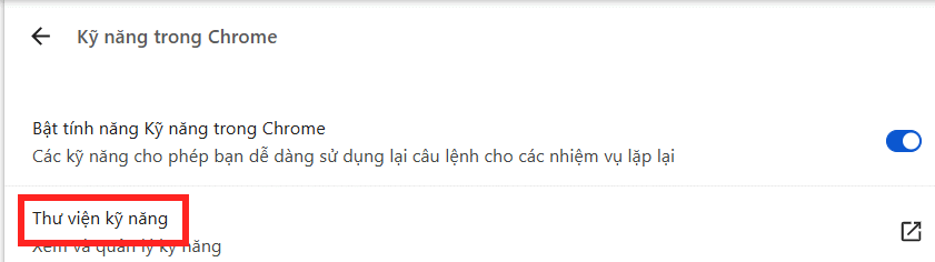 Dùng lại câu lệnh Gemini trên Chrome