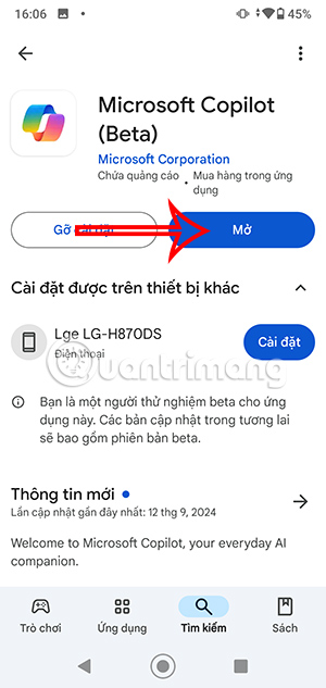 Dùng bản beta Microsoft Copilot