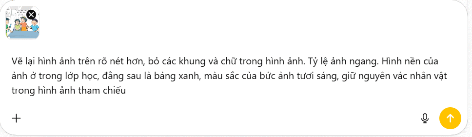 Tạo ảnh tranh vẽ từ ảnh tải lên ChatGPT