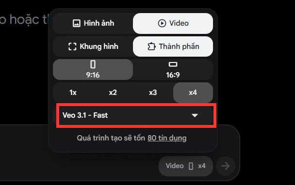 Công cụ tạo video trên Flow