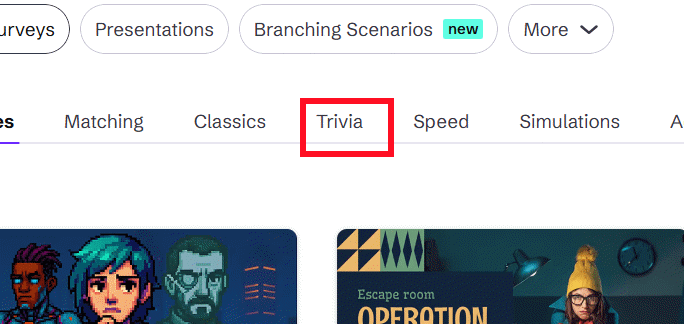 Trivia Genially