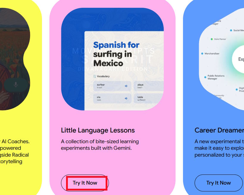 Little Langue Lessons Google Labs