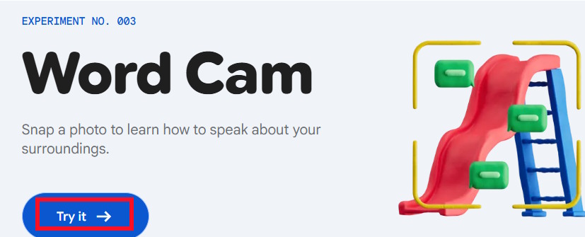 Word Cam trên Google Labs