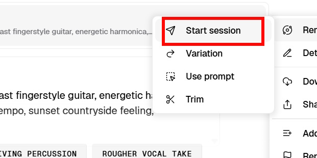 Chỉnh nhạc tạo trên Google Producer AI