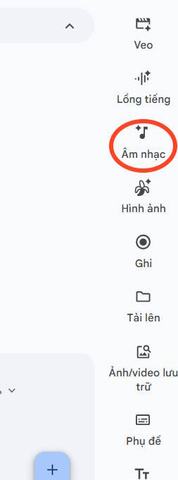 Âm nhạc trên Google Vids