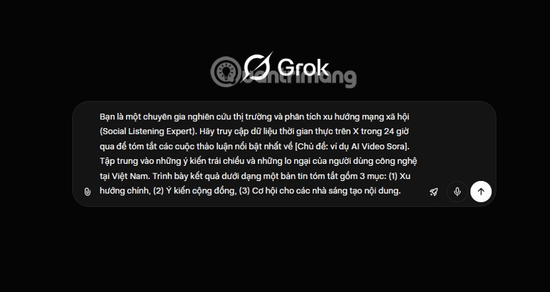 cách viết promtp chuyên nghiệp trên Grok