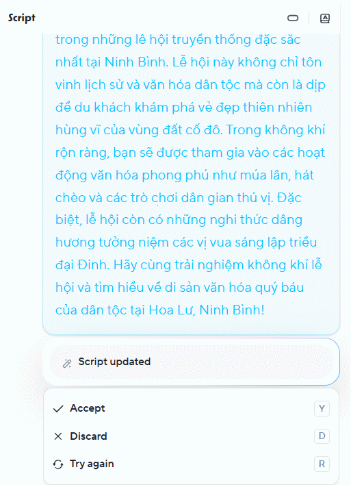 Tạo nội dung thuyết trình AI trên HeyGen