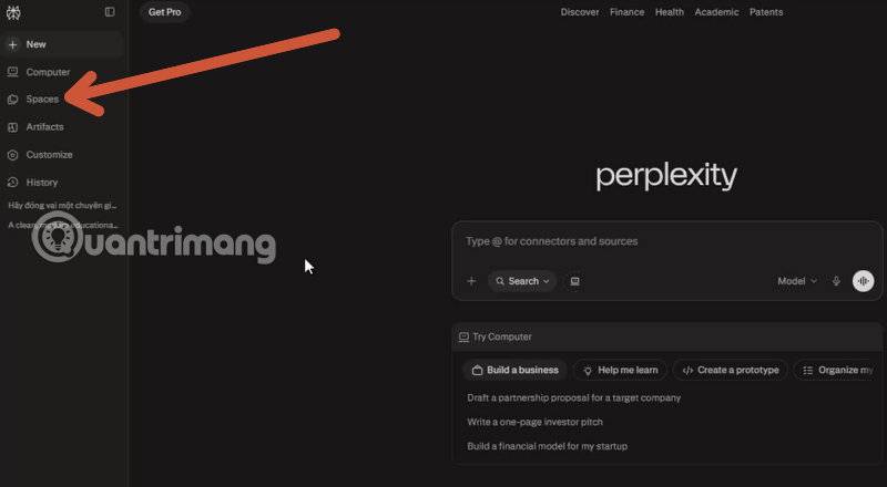 Perplexity Spaces