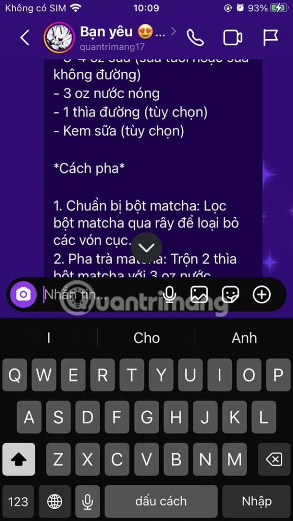 Trả lời bằng Meta AI 