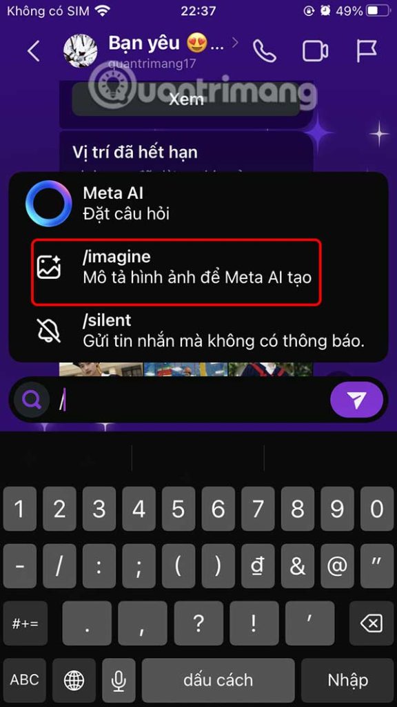 Tạo ảnh AI trong Instagram