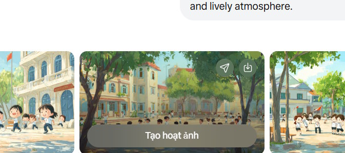 Chọn ảnh tạo trên Meta AI