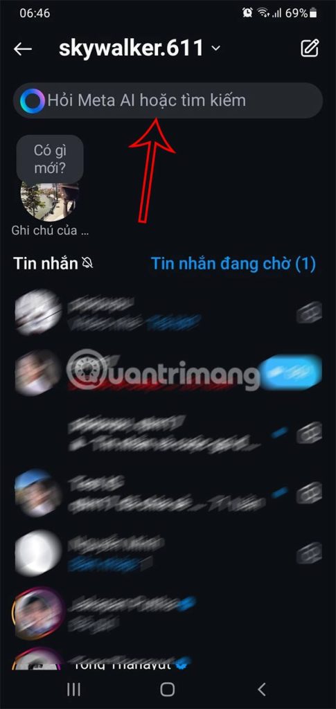 Meta AI trên Instagram