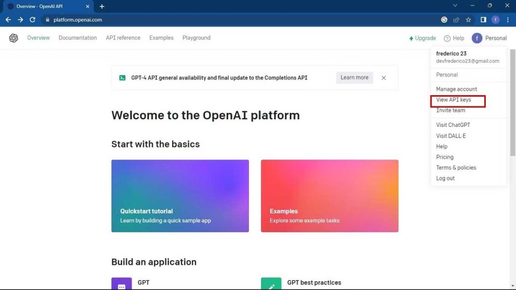 OpenAI API