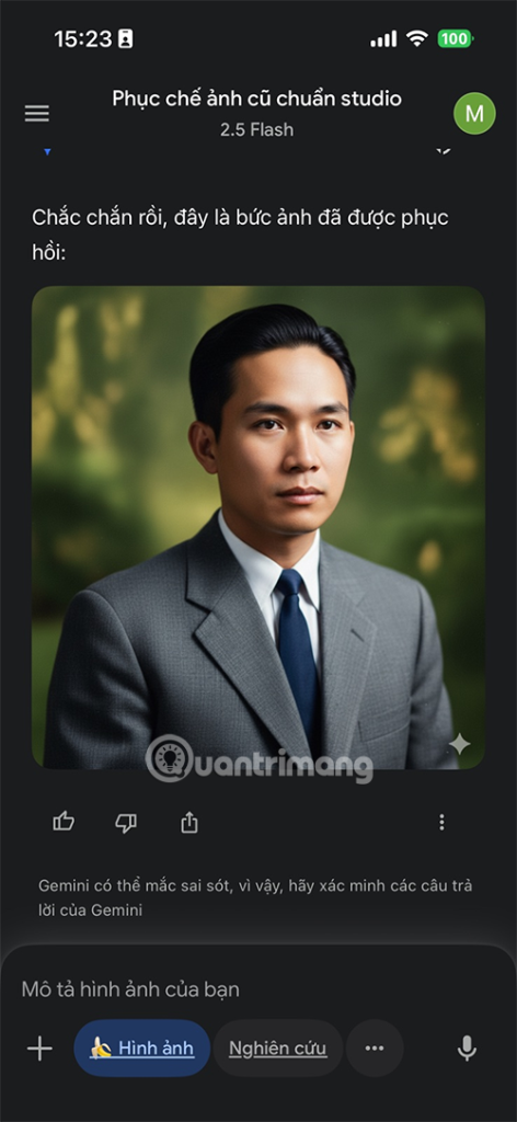 AI phục chế ảnh