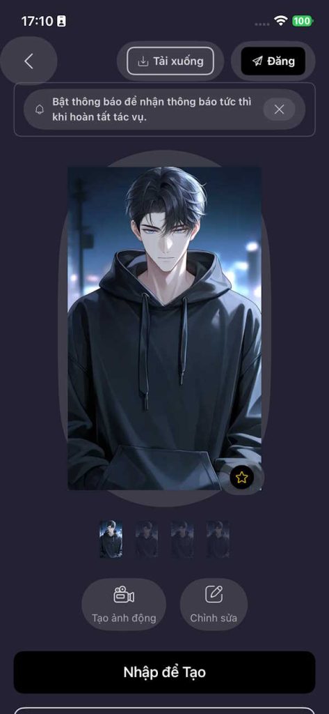 Chỉnh ảnh anime 