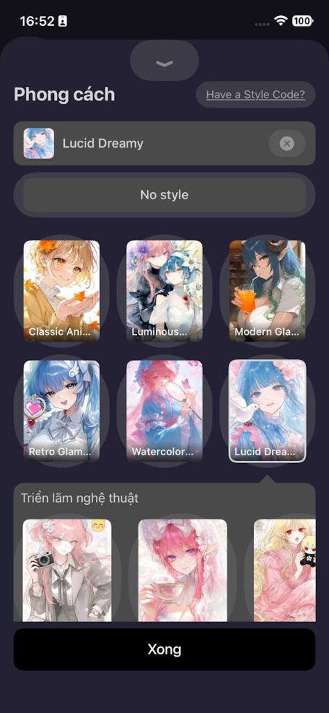 Phong cách tạo ảnh anime 