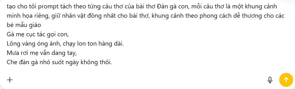 Lệnh tạo cảnh cho từng câu thơ ChatGPT