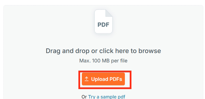 Tải file PDF lên Scispace