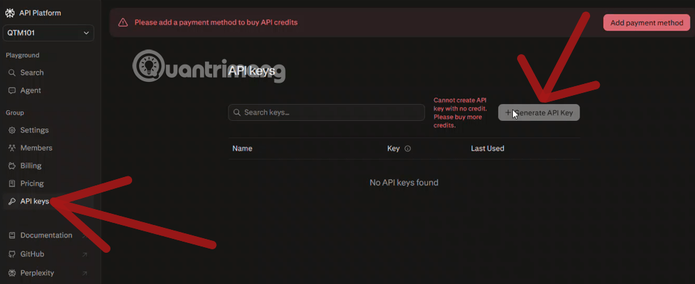 API Key Perplexity