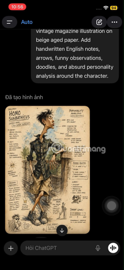tạo ảnh biếm họa AI