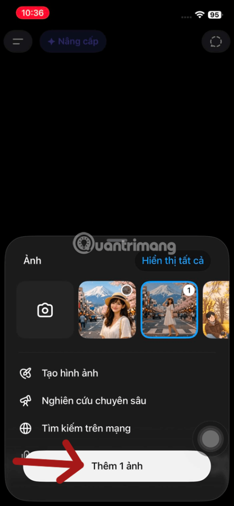 tạo ảnh móc khóa với AI