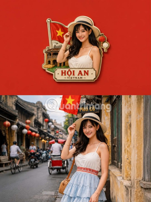 tạo ảnh magnet du lịch