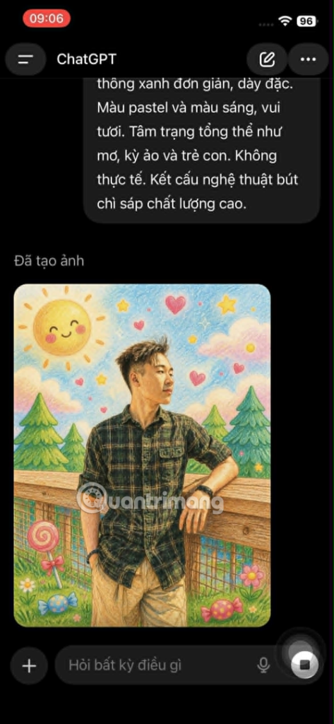 tạo ảnh vẽ từ tranh AI