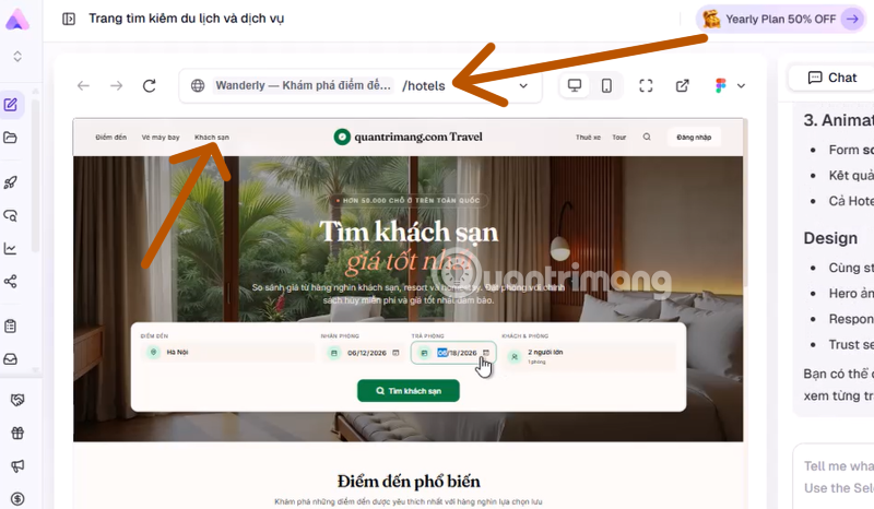 tạo website bằng AI