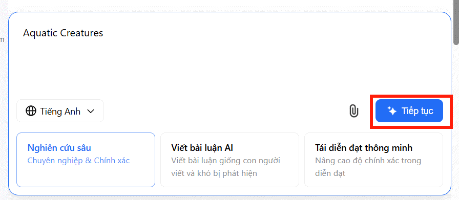 Chủ đề viết AI trên TeraBox