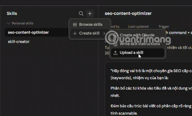 thêm skill vào claude để làm gì
