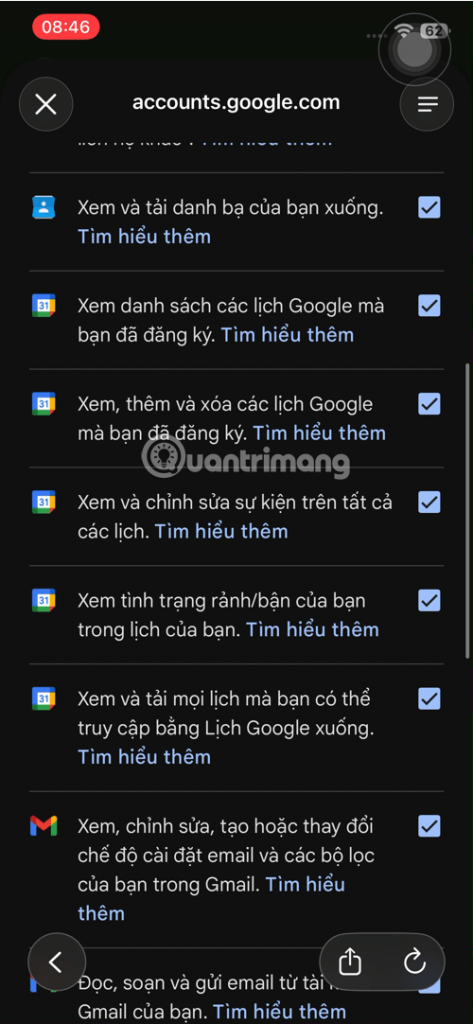 thêm lịch ngày lễ perplexity