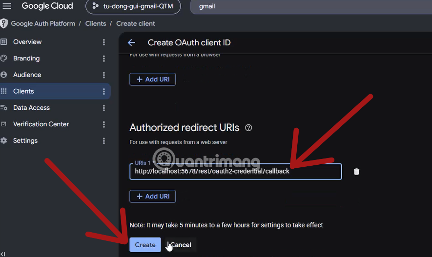 cách tích hợp gmail n8n