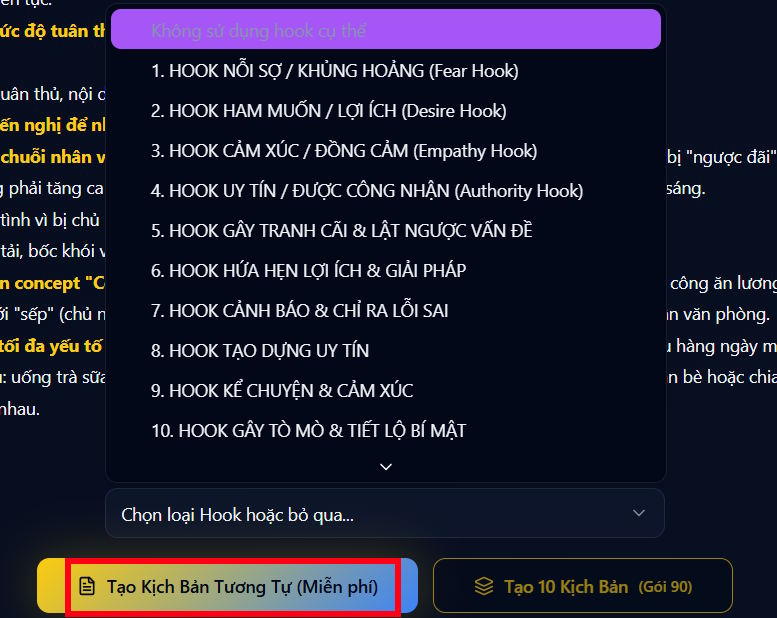 Triển khai kịch bản video trên TikViral