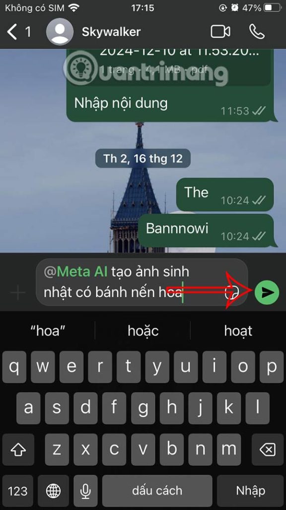 Nhập mô tả ảnh AI