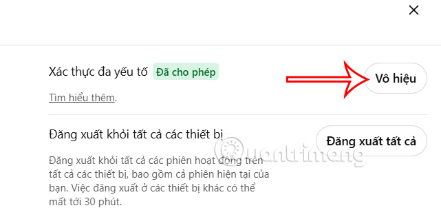 Vô hiệu bảo mật 2 lớp ChatGPT