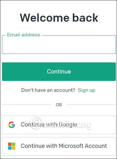Đăng nhập Chat GPT