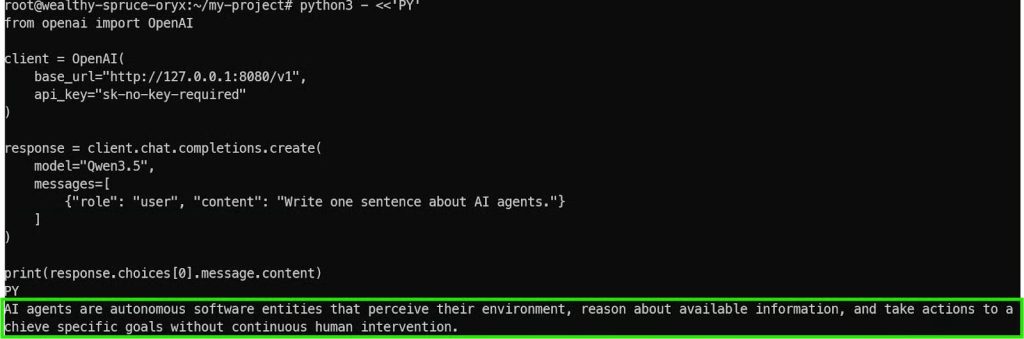 Tạo phản hồi bằng cách sử dụng OpenAI Python SDK